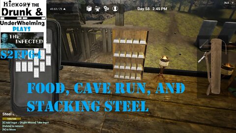 The Infected Gameplay S2EP64 Food, Cave Run, And Stacking Steel