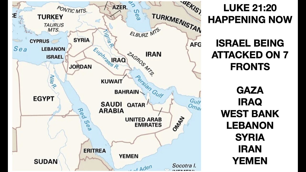 Israel Surrounded... War on 7 Fronts... Is it GO TIME YET?