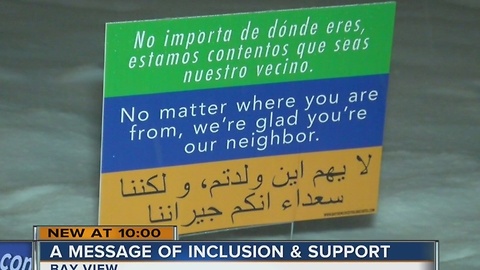 'Signs' of inclusion speading around Bay View