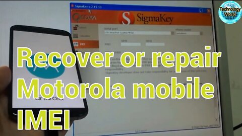 Recover or repair Motorola Mobile IMEI