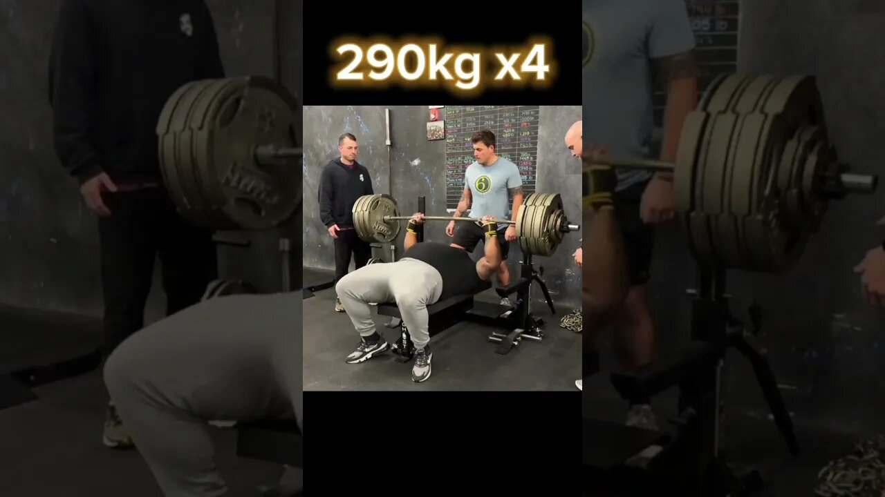 Supino de 290kg para 4 reps de Julius Maddox