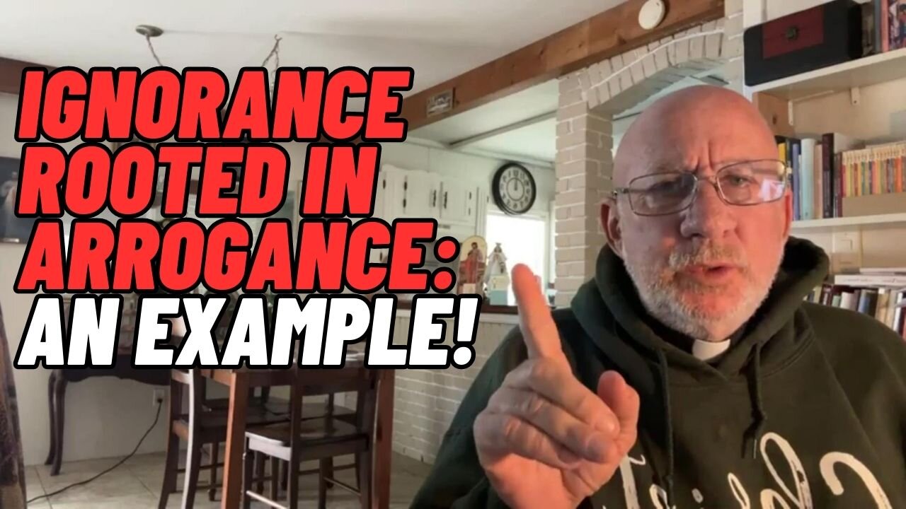 An Example of Ignorance Rooted in Arrogance! | Fr. Imbarrato Live - Apr. 10th 2023