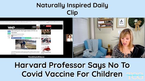 Harvard Professor Says No To Covid Vaccine For Children