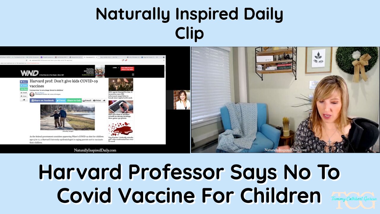 Harvard Professor Says No To Covid Vaccine For Children