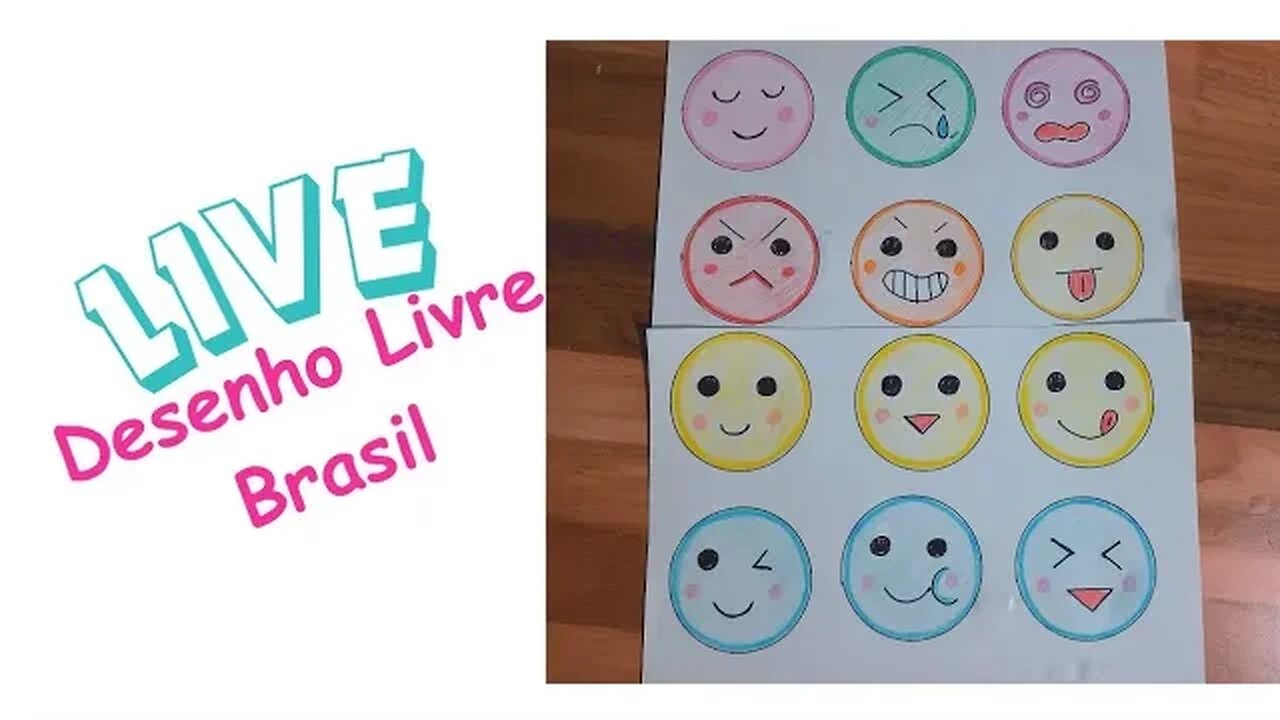 Como Desenhar Emojis #live #desenhokawaii