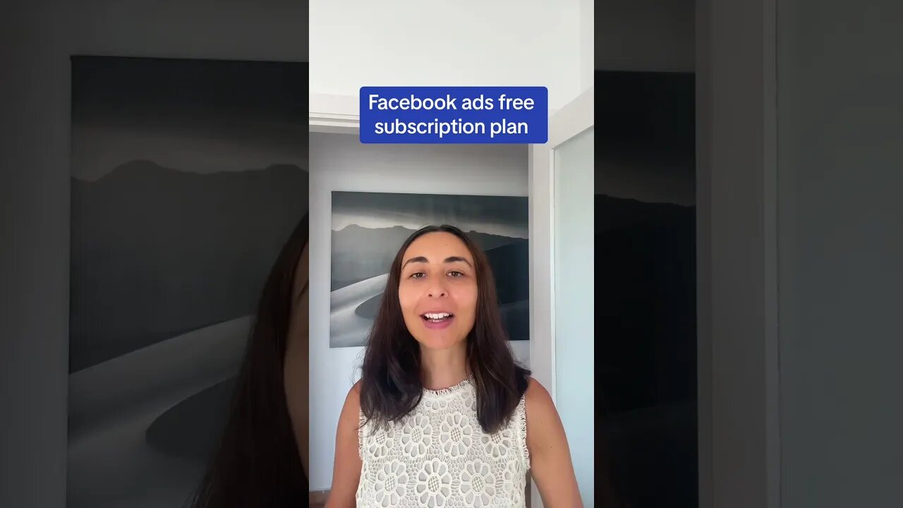 Facebook ads free subscription plan in the EU
