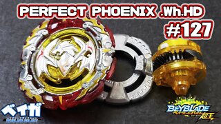 Testando combo 127 - PERFECT PHOENIX .Wh.HD vs 3 combos - Beyblade Burst ベイブレードバースト