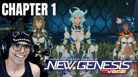 2) Phantasy Star Online 2: New Genesis - Chapter 1 Pt.1 Playthrough Gameplay