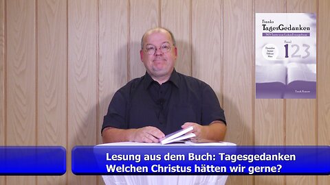 Lesung aus den Tagesgedanken Band 1 (Sept. 2020)