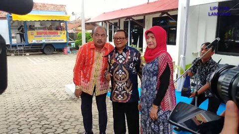 Suasana Pelepasan Purna Bhakti Kadis Sosial Provinsi Lampung Sumarju Saeni