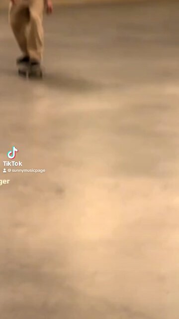 Cool skateboard trick