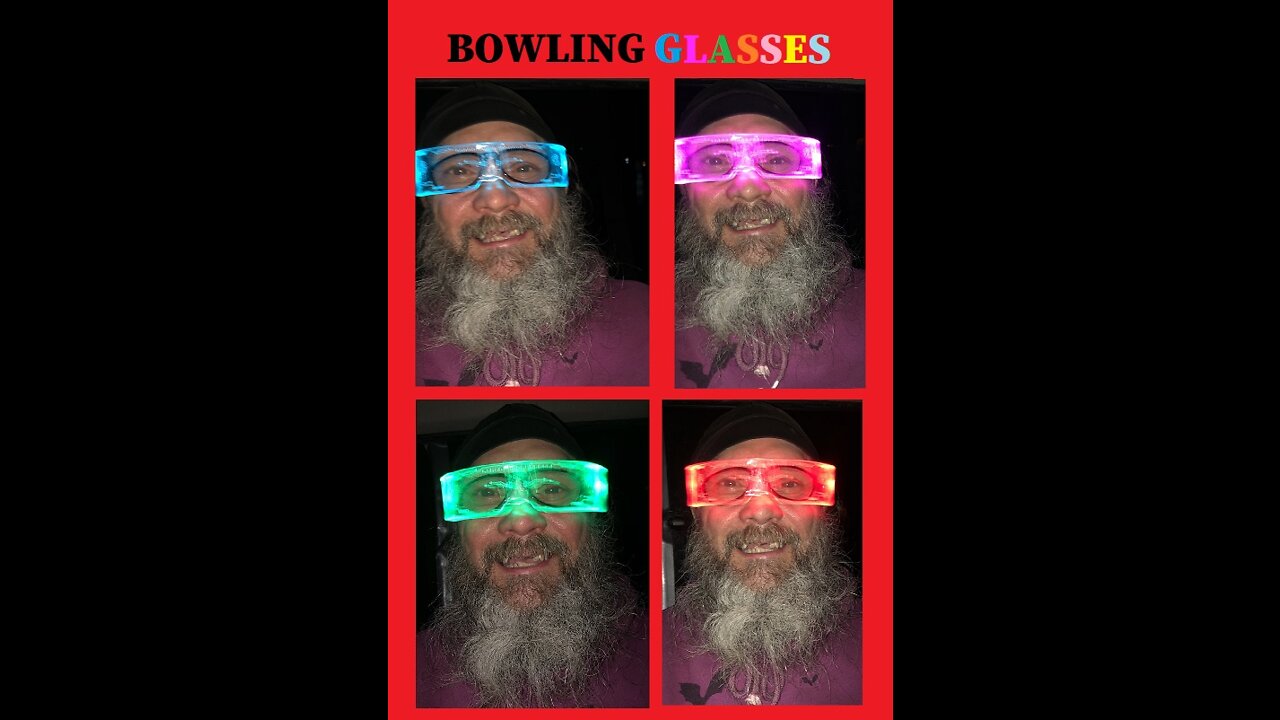 FunBallBowler goes FLASHY light up in all colors bowling glasses.