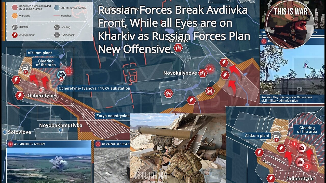 Russian Forces Break Avdiivka Front, While All Eyes Are On Kharkiv and New Offensive