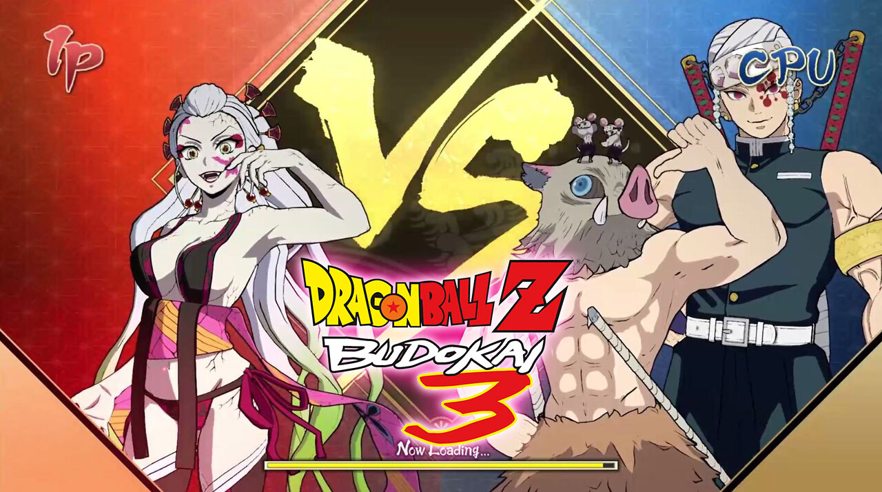 Daki Vs Inosuke (Entertainment District) & Uzui - 12AM Shuffle Dragon Arena - DBZ Budokai 3 Music