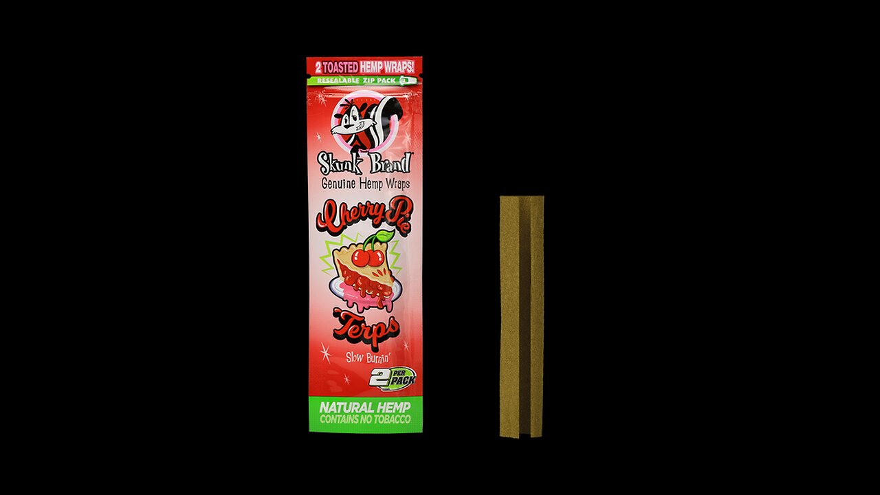 Skunk Brand Hemp Wraps - 2 Wraps Per Pack - (25 Packs)