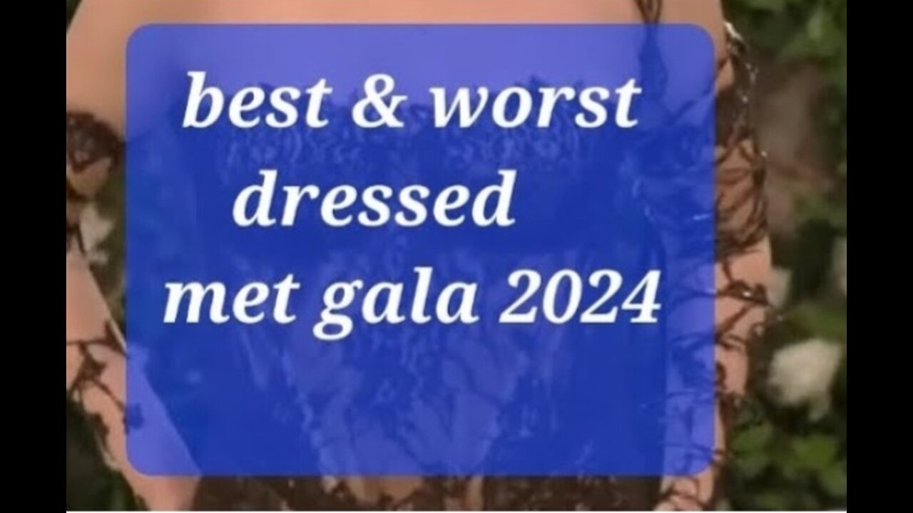 Metgala 2024 fashion review