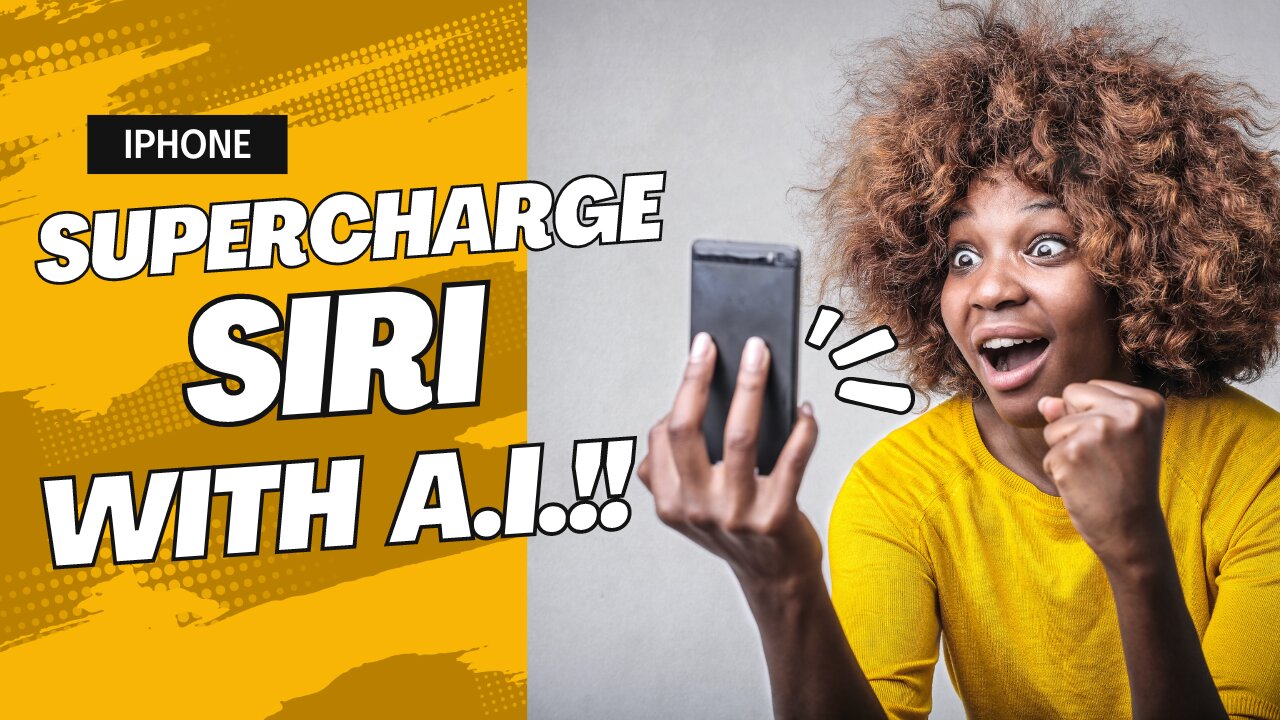 Supercharge Siri with ChatGPT - the world's smartest AI!!