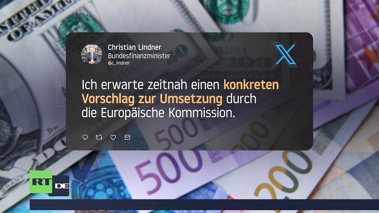 "Realistisch": Lindner über Ukraine-Hilfen mittels eingefrorenen russischen Vermögens