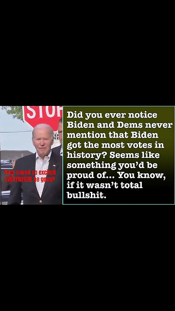 President Biden, who got the MOST VOTES of any US President in History, gets Another Warm Welcome 🖕