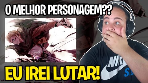 REACT Ofereçam seus Corações | Erwin Smith ( Shingeki no Kyojin ) | ORIONMC