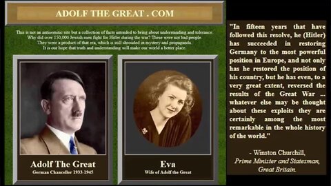 Adolf The Great, Hitler and Controversy