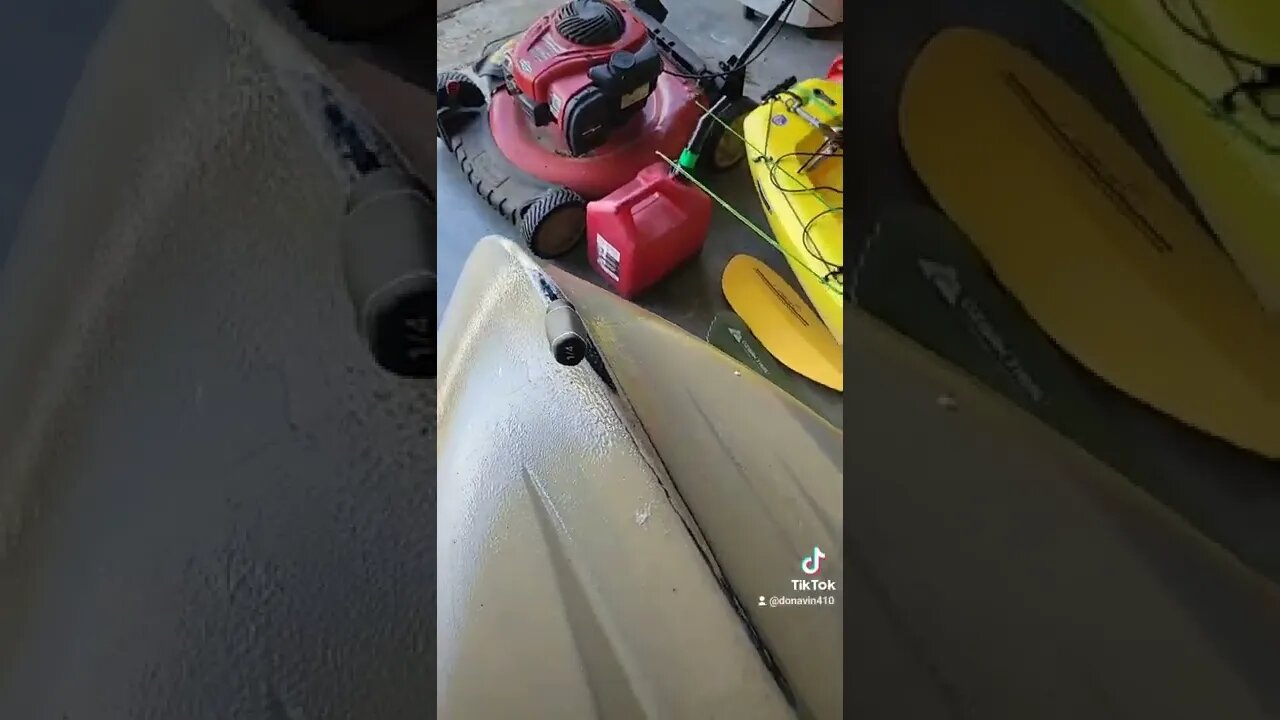 When you figure out what's wrong with your kayak.