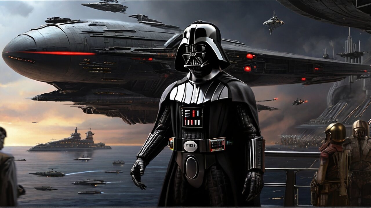 Darth Vader's Imperial Showdown: TIE Bombers vs. Jedi Starships ASMR Ambience | Galactic Battle | 达斯·维达的帝国对决:TIE 轰炸机 vs. 绝地星际飞船 ASMR 氛围 |银河之战