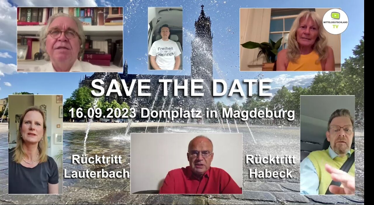 Magdeburg 16.09.2023 ab 13:30 Uhr (Domplatz)