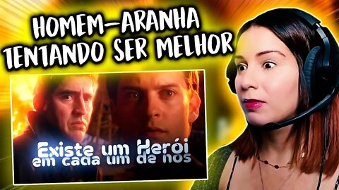 EU TÔ TENTANDO SER MELHOR... | Homem-Aranha 2 - REACT