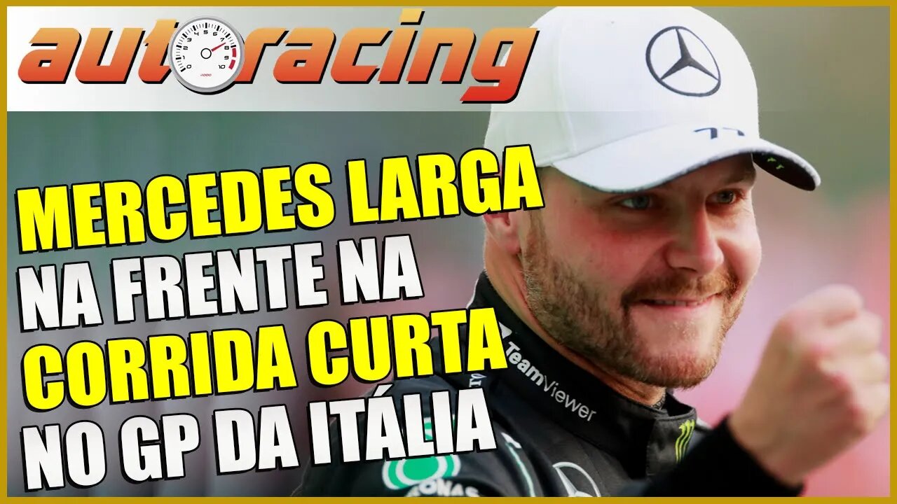 F1 BOTTAS P1 e LEWIS P2 NO TREINO DE CLASSIFICAÇÃO DA CORRIDA CURTA DO GP DA ITÁLIA MONZA