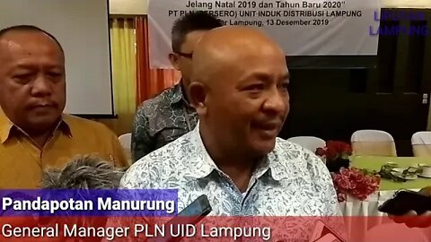 PLN UID LAMPUNG PASTIKAN KONDISI KELISTRIKAN LAMPUNG AMAN SAAT NATAL DAN TAHUN BARU 2019