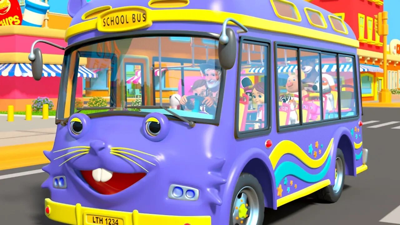 I Spy - Wheels on the Bus Nursery Rhyme & Songs for Kids by Little Treehouse