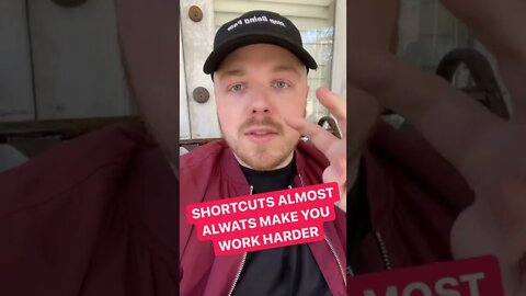 SHORTCUTS DO MORE HARM THAN GOOD... #shorts