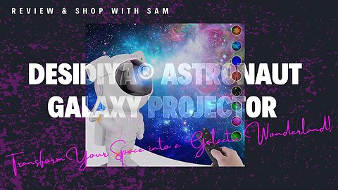 Transform Your Space into a Galactic Wonderland with Desidiya Astronaut Galaxy Projector