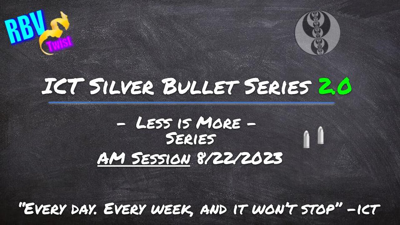 ICT Silver Bullet 2.0 | 08222023 | AM Session RBV Entry with a Twist