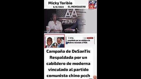 DeSanTis es respaldo por un cabildero de moderna vinculado ap pcch partido comunista chino