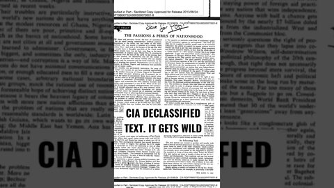 CIA declassified