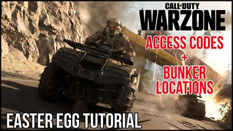 Modern Warfare Tutorial - Bunker Codes + location Easter Egg(CODES LISTED BELOW)