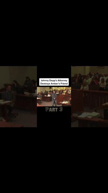 Johnny Depp’s Attorney Destroys Amber’s Best Friend! #johnnydepptrial