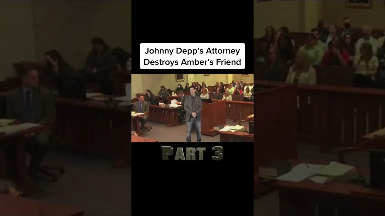 Johnny Depp’s Attorney Destroys Amber’s Best Friend! #johnnydepptrial