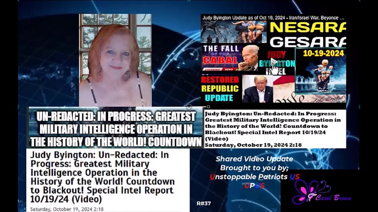 Un-Redacted: In Progress~Greatest Military Intel Oper. in History of the World! Ctdown to Blkout!