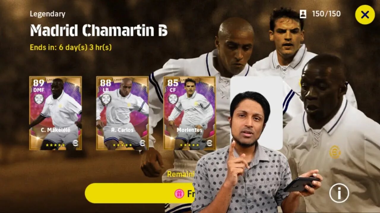 Legendary Madrid Chamartin B PACK OPENING | eFootball 2022 MOBILE