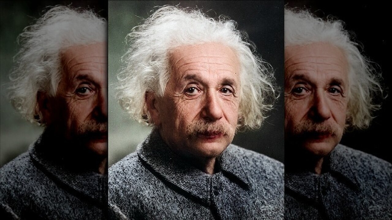 Albert Einstein RARE Color Footage - Explains The Theory Of Relativity