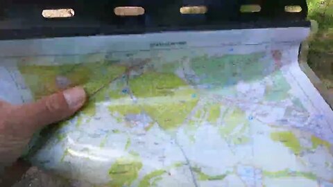 Orientating muself in the woods. Deers leap . New forest 15th May 2022