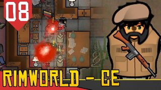 OVO EXPLODIR MINHA BASE NA GRANADA - Rimworld Combat Extended #08 [Série Gameplay PT-BR]