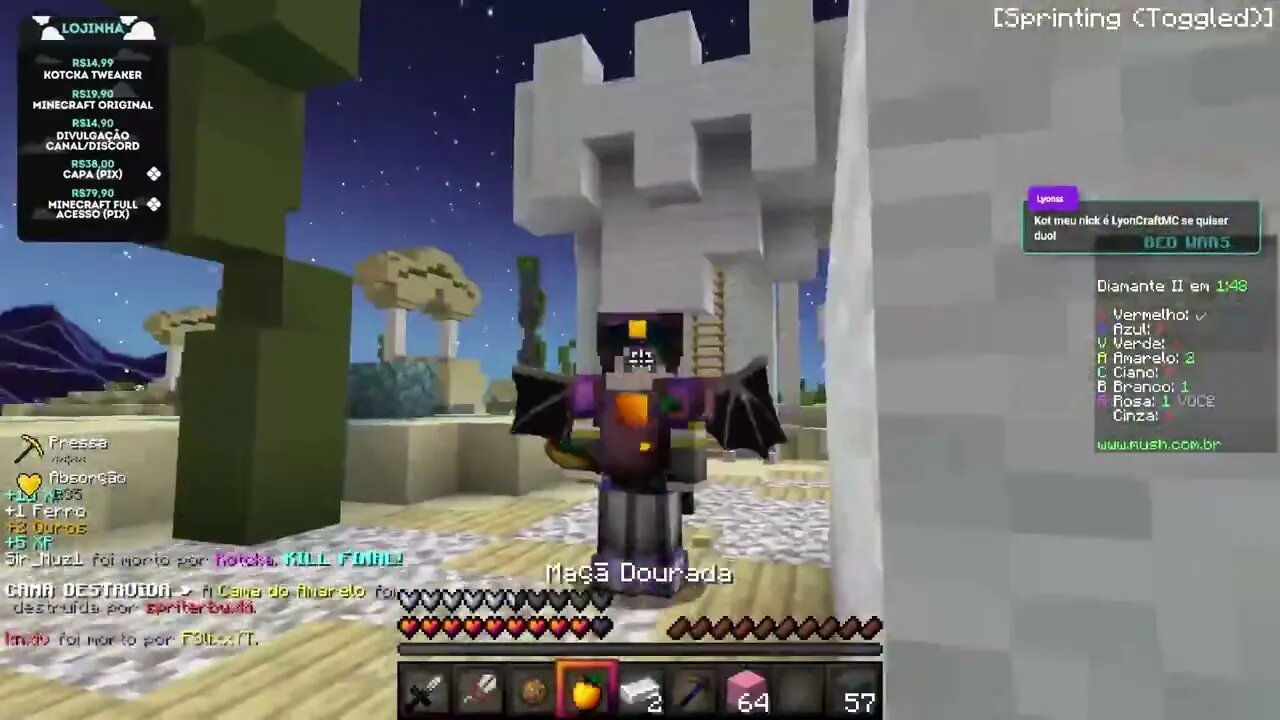 Como pular mais alto no Minecraft 😎