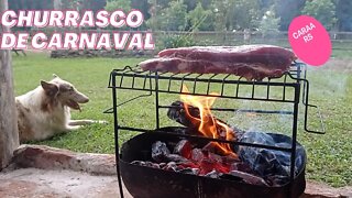 Churrasco de carnaval e banho de rio /Pousada Camélias Brancas/Caraá/RS #turismo #viagem #churrasco