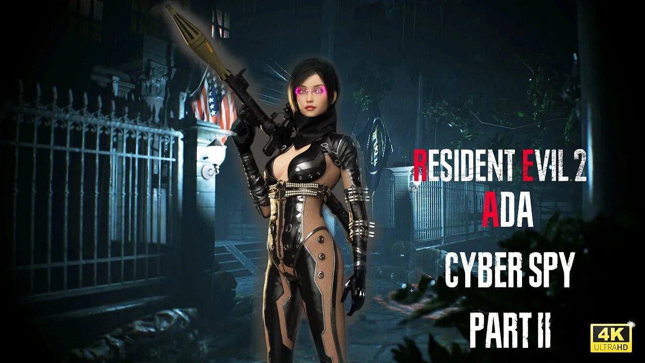 Resident Evil 2 Remake Ada Cyberspy part II mod [4K]