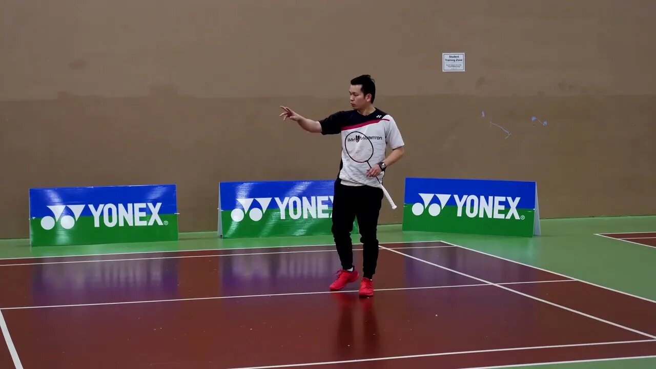 2 v 1 Drill to Practice the Drive Shot - Badminton Doubles Lessons featuring Coach Kowi Chandra