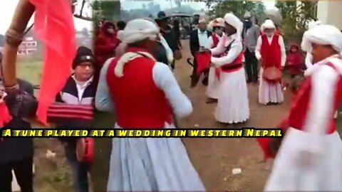 A tune played at a wedding in western Nepal